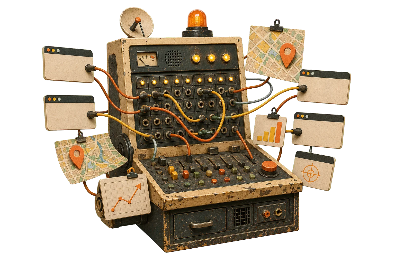 Surreal SEO keyword routing switchboard