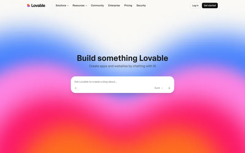 Lovable homepage in August 2026