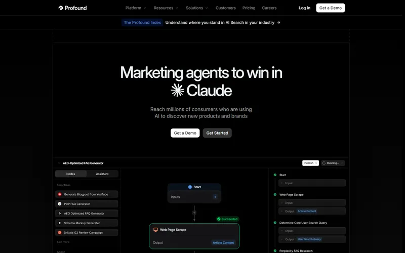 Profound website